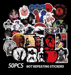 50 PCS Mixed Car Stickers Anime notes of demise For Skateboard Laptop Fridge Helmet Pad Bicycle Bike Motorcycle PS4 Notebook Guitar PVC Decal