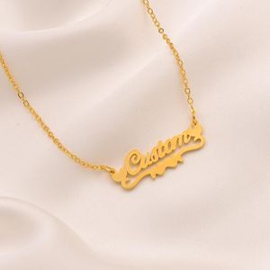 Pendant Necklaces Rhodium Heart Frame Star Accents Necklace Chain Script Word Charm Women k Fine G F Gold Jewelry GiftPendant