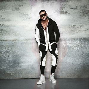 Zogaa Marka Mens 2 Parça Takip Seti Nedensel Sweat Takım Sokak Giyim Hoodies Sweetpants Suit Mektup Baskı Joggers Erkekler İçin Setleri 201204