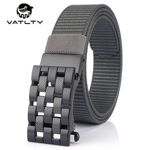 Wholesale thick mens belts resale online - Belts Official Authentic cm For Men Anti Rust Alloy Buckle Outdoor Work Belt Strong Thick Nylon Army Tactical MenBelts