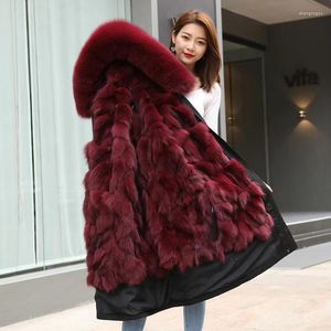 Women's Fur & Faux Wholesale Long Maoist Overcome Whom Sent To Removable Bladder Heavy Coat