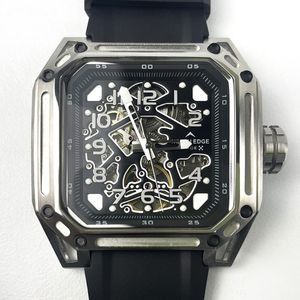 Orologi da polso Skeleton Orologio automatico da uomo Sport Movimento meccanico gabbiano 46mm 10Bar Orologi quadrati resistenti all'acqua 2022