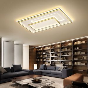 Popüler Modern Led Tavan Lambası Oturma Odası Yatak Odası Luminarias Yüzeye Monte Led Tavanlar Işık Alüminyum Siyah Avize