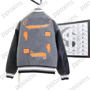 Stilista Giacca da uomo Trendy Street Graffiti Baseball Lana Cotone Giacca a vento Giacche invernali Moda uomo Felpe con cappuccio Cappotto da uomo Giacca a vento