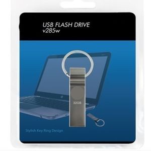 DHL entrega 8GB / 16GB / 32GB / 64GB / 128GB / 256GB V285W Keychain de metal USB Unidade flash / capacidade real Pendrive / de boa qualidade USB 2.0 Memory Stick