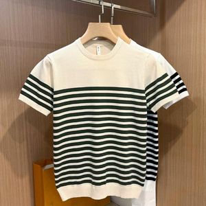 Men's T-Shirts Men Striped T-Shirt Brand Round Neck Collar Streetwear Short Sleeve Casual Camisa Hombre Leisure Fashion Plus Size 3XL C29Men