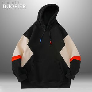 Bahar Yeni Hoodies Erkek Gündelik Minimalist Sweatshirt Büyük Boy Temel Moda Sweater HOVIE HIP HOP Kapşonlu Erkek Üstler Sudaderas L220730