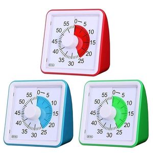 Portabel 60 minuter Visuell timer Kök Silent Management Tools for Children Adults Classroom Countdown Wall Clocks Y200109