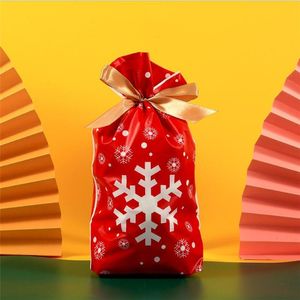 クリスマスデコレーションギフトバッグホリデーデコレーションキャンディードレンジクッキースナックパッケージ用食品ドローストリングバンドルPocketchRistmas