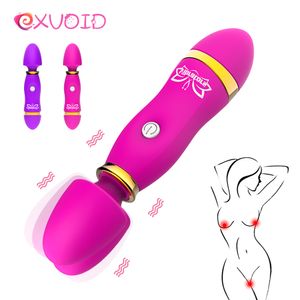 ExvoidAVスティックバイブレーター女性のためのセクシーなおもちゃ強いディルドバイブレータークリトリスはGスポットマッサージャーオルガスムマジックワンドを刺激します