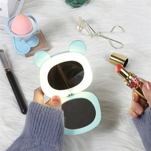 For 3 In 1 Hand Warmers Usb Charging DUAl-Use Mini With Fill Light And Makeup Mirror Girls Women 3S Fast Heating warm 220509