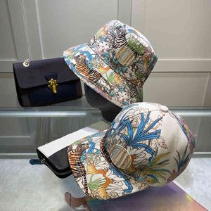 Bai Cheng Floral Designer Mens Women Caps Bucket Hat Lets