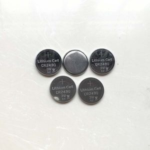 100% Fresh CR2430 3V lithium battery button cell batteries for PCB 500pcs/lot