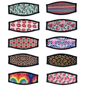 Favor Hediye 10 Tasarım Desenleri Su Geçirmez Yüzme Dalış Maskesi Sapanlar Kapak NEOPRENE Kaymaz Dalış Kayışı Şnorkel Maskeleri için Kayış Erkekler Ve Kadınlar Su Sporları Açık