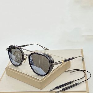 DITA EPILUXURY 4 óculos de sol quadrados galvanizados armação de metal desfile de moda marca de luxo masculino feminino designer óculos de sol caixa original 85EO