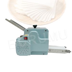 110V 220V kleine runde quadratische Gyoza Empanada-Hautherstellungsmaschine Knödel-Teig-Wrapper-Maschine für Restaurant