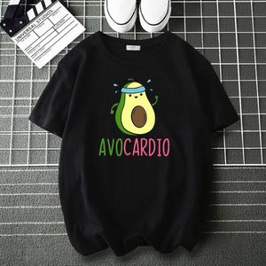 Męskie koszulki Avocardio Gym trening Avocado Avo-cardio koszulka dla mężczyzn Kobieta unisex swobodne luźne bluzki Mężczyzna harajuku hip hop