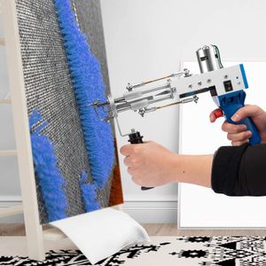 Electric Carpet Tufting Gun for Loop & Cut Pile: Weave Your Own Carpet Patterns