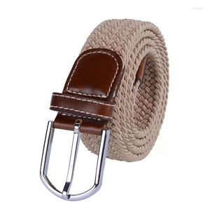 Belts High Quality Elastic Belt For Men Women Cowgirl Braided Womens Designer Waist Trouser Jeans Fashion KidsBelts Forb22