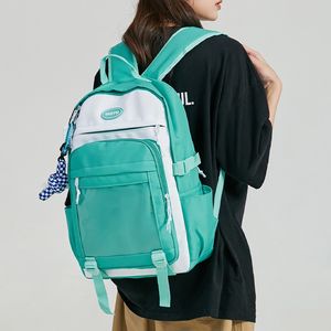Backpack de mochila nova bolsa escolar de tecido de alta qualidade para garotas bookbags de estudantes à prova d'água Capacit grande