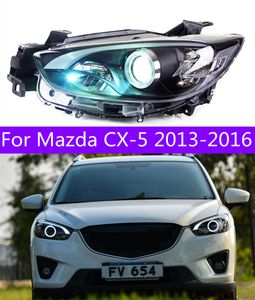 Bilstrålkastare för Mazda CX5 2013-20 16 CX-5 strålkastarmontering LED DAGTIME RUNING LIGHT H7 DRL FOG Lights