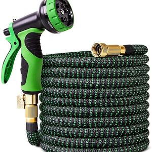 Wholesale metal hose pipe for sale - Group buy Large Garden Hose Pipe Expandable Flexible Used For HighPressure Car Wash Magic Hose Metal Spray Gun Outdoor Garden Watering