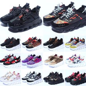 2023 Casual Shoes Italy Top 1 Quality Chain Reaction Wild Jewels Chain Link Trainer Sneakers storlek EUR 36-46