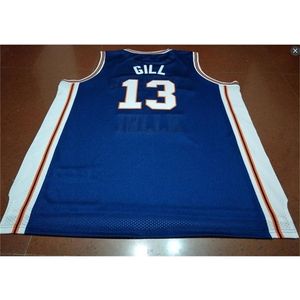 Chen37 Goodjob Men Youth women # 13 Kendall GILL Fighting Illinois Basketball Jersey Taglia S-6XL o personalizzata con qualsiasi nome o numero di maglia