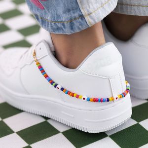 Acrylic Handmade Beaded Anklet Seed Bead Adjustable Colorful Shoe Chain On The Leg Foot Trendy Jewelry For Women Men 28cm