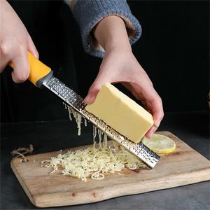 Edelstahl -Reifenzitronenschaber Wischmesser Käse -Schokoladen -Rasiermesser Küche Gadgets 210319