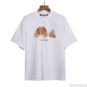 2022 Angel T-shirt Palm Trendy Decapitated Teddy Bear T-shirt con stampa Allentato Abbigliamento da uomo e da donna Lettera Manica corta 3s