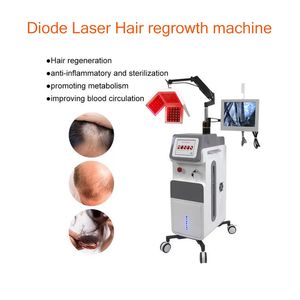 Yeni saç büyütme diyot lazer kırmızı ışık tedavisi lazer saç büyüme makinesi