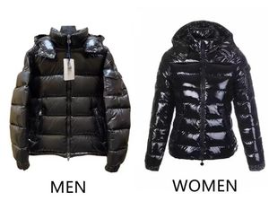 Bayan Dış Giyim Klasik Uzun Kaban Kış Şişme Ceket Kapşonlu Tasarımcı Parka Kadın Ceketler Harf Çiçekli Lüks Streetwear Homme Unisex Coats S-XXL