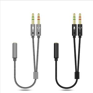 Wholesale pc audio splitter for sale - Group buy 2021 Y Splitter Headphone for Computer mm Female to Male mm Mic Audio Y Splitter Cable Headset to PC Adapter AUX Cable