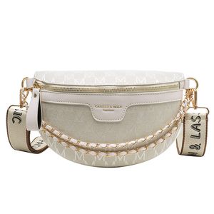 HBP Carteira impressa Padrão xadrez Pacotes de bolsa de cintura para mulheres Cadeia de cintura fêmea da moda Pacote damas strap stap white crossbody bolsa