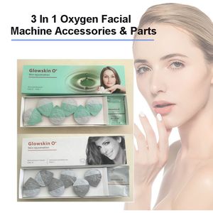 CO2 Oxygen Small Bubble Acessórios Parts Face Whitening 3 em 1 Skin Care Oxygens Facial Therapy Ultrasound RF For Jet Facial-Lifting Acne Treatment