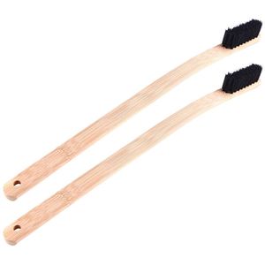 Car Sponge Auto Engine Cleaning Brush Rim Wheel Tire Multi-function Bamboo Handle Mane Brushes Wash CleaningCar