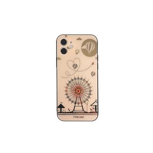 Designer Luxury 3D Casos de diamante Ferris Wheel Hard Telefone para iPhone 13 11 12 Pro Max 7 8Plus x SE Tampa do protetor