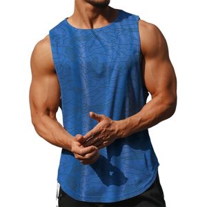 Verão Quickdrying Running Basketball Training Fitness Vest Fashion Men Gym Tank Top Mens Clothing 220711