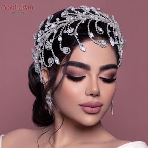 Headpieces HP250 Crystal Bridal Crown Wedding Headband Hair Accessories Luxury Brides Tiaras And Headdress Pageant OrnamentHeadpieces
