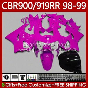 Тело OEM для Honda CBR900RR CBR919RR CBR 919RR 900RR ALL ROSE 98 99 BODYWORD 127NO.158 CBR919 CBR900 RR CBR 900 919 RR CC 1998 1999 900CC 919CC 1998-1999