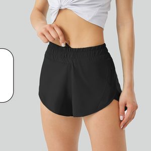 Womens Sport Shorts Casual Fitness Yoga Hotty Loose Pants 2.5 inch Workout Gym Running Sportswear with Zipper Pocket Black Camouflage Breathable Elastic Slim