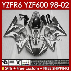 Karosserierahmen für Yamaha YZF-600 YZF R6 R 6 600CC YZFR6 1998 1999 00 01 02 Karosserie 145Nr