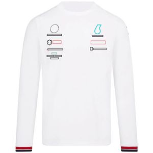 新しいフォーミュラワンチームF1レーシングスーツメンズ長袖TシャツカスタムF1公式衣料ファンモデル187L