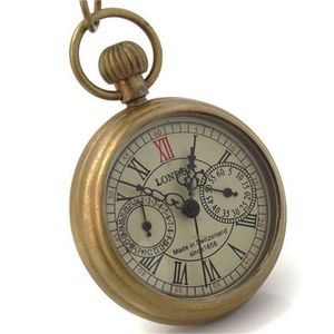 Partihandel 5-stift retro pocket watch Women mini halsband mekaniska fickklockor rose emboss archaized present freeshipping t200502