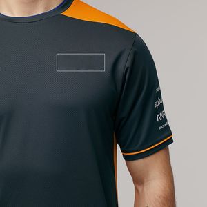2022 Новая футболка F1 Одежда для фанатов Формулы 1 Любители экстремальных видов спорта Дышащая одежда f1 Топ большого размера с коротким рукавом Custom2916
