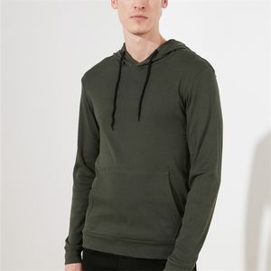 Trendyol Men's Långärmad Hooded T-shirt TMNAW21TS0228 220408