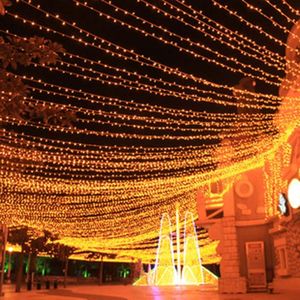 Stringhe LED String Fata Luci Illuminazione esterna Ghirlande natalizie Festa di nozze Decorazione da giardinoLED