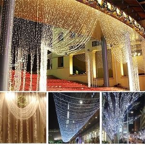 X 300 LED Light Curtain Lamp Romantic Christmas Decorations for Home Navidad Year Decoration Garland Natale Natal. Y201020