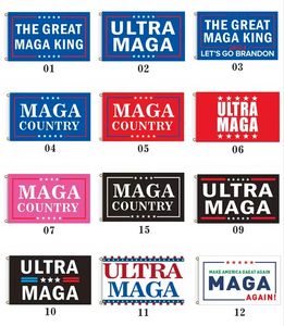 2024 Trump MAGA Flag 150X90cm Banner elettorale Save America Again Flags Drop Fedex UPS GC1007